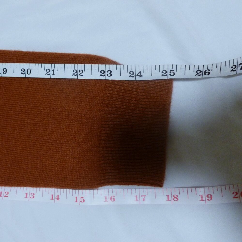 Charter Club Cashmere Long Sleeve Crewneck Sweater XL Bronze Pecan Rust NWT - Picture 10 of 14